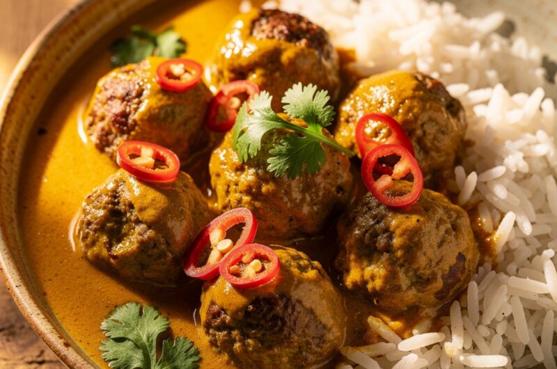 Coconut Curry Meatballs – Creamy & Flavorful Dinner