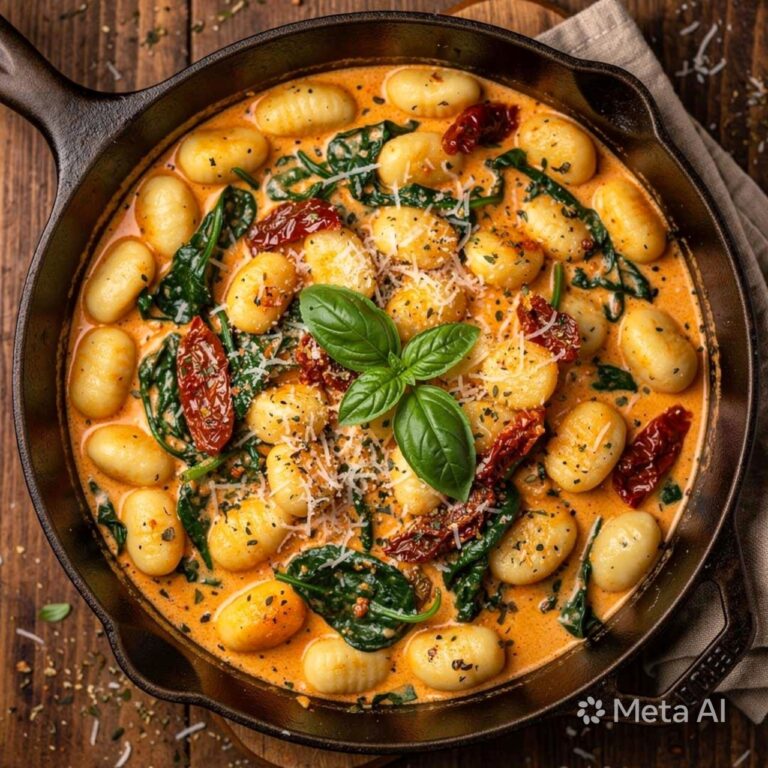 Creamy Sundried Tomato Marry Me Gnocchi