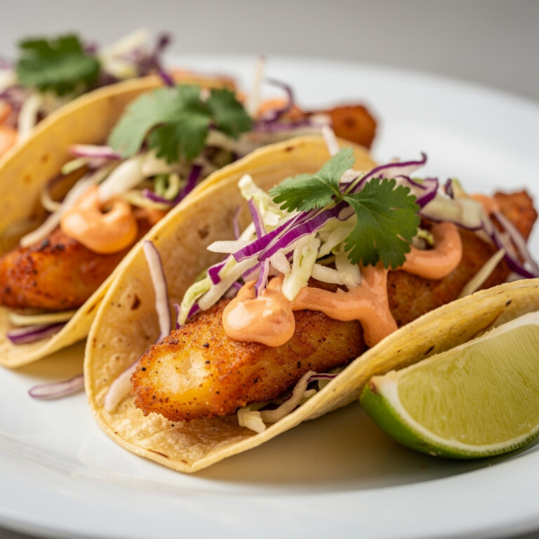 Baja Fish Tacos – Crispy & Flavorful Taco Recipe