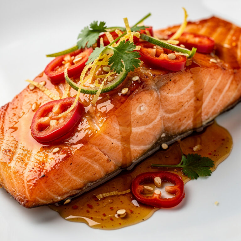 Honey Lime & Chilli Salmon – Sweet & Spicy Dinner