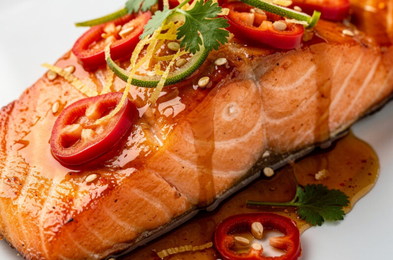 Honey Lime & Chilli Salmon – Sweet & Spicy Dinner