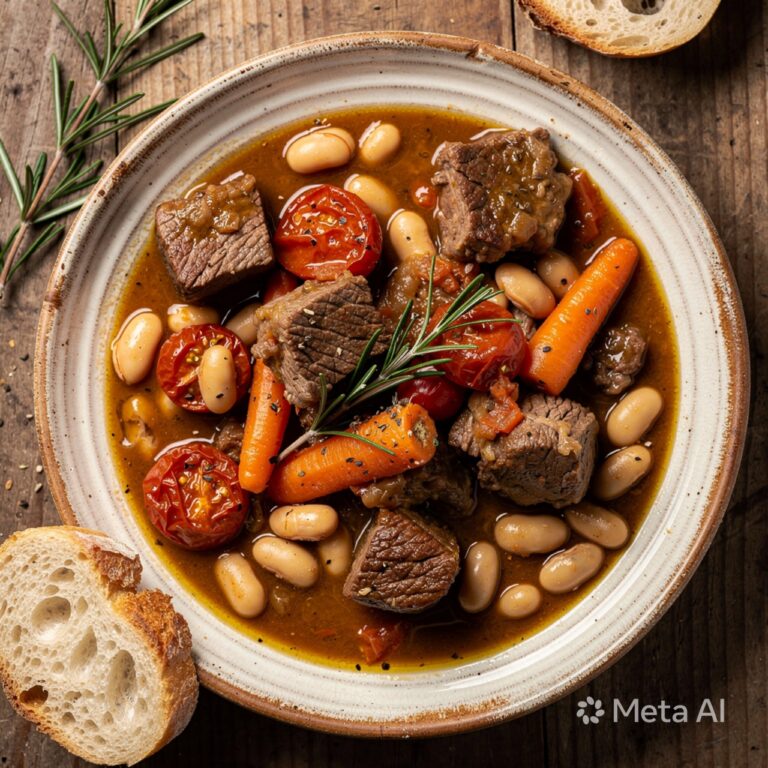 Easy Tuscan Lamb Stew Recipe