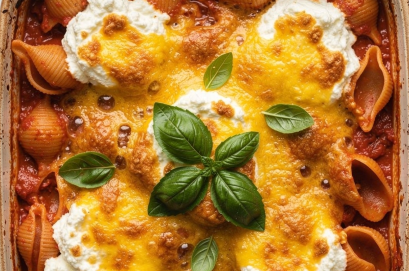 Baked Tomato Ricotta Pasta
