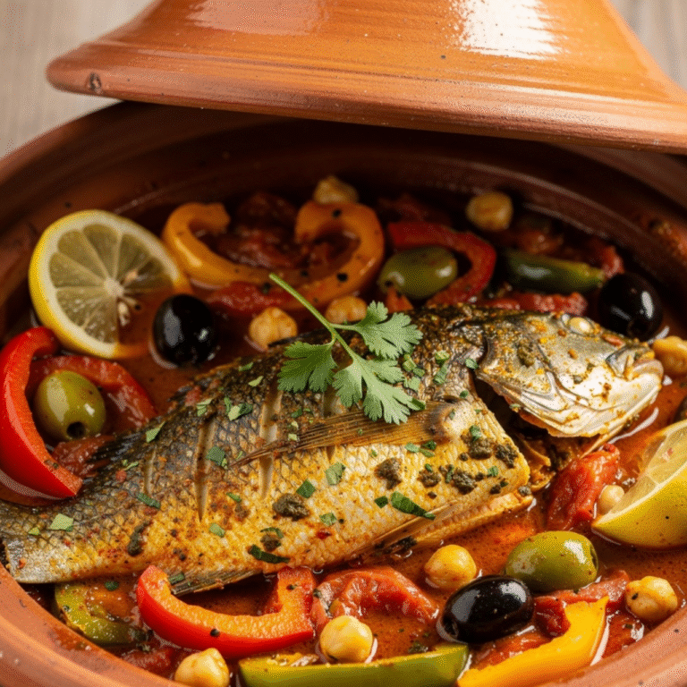 Moroccan Fish in Rich Sauce