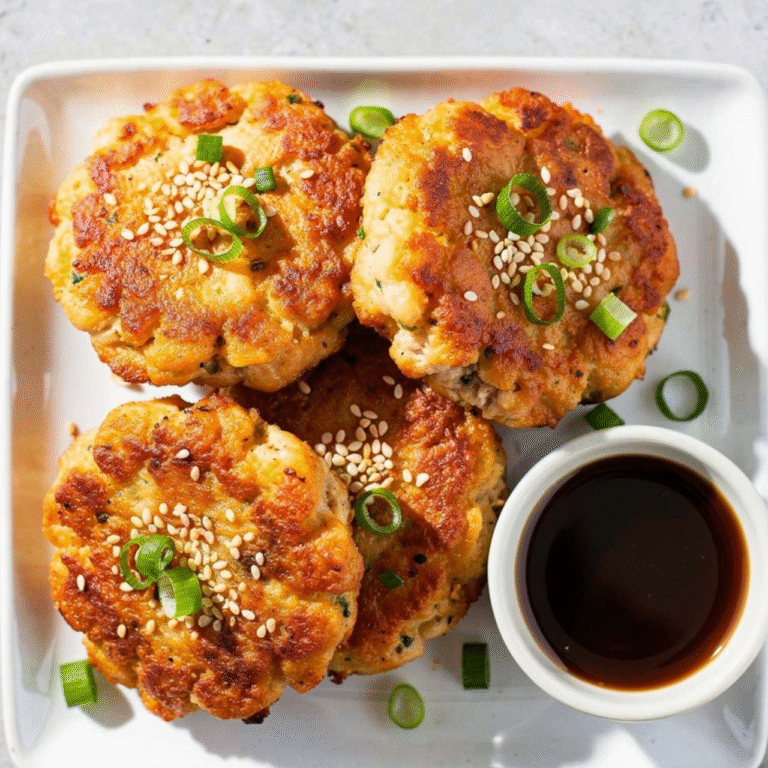 Asian Chicken Patties