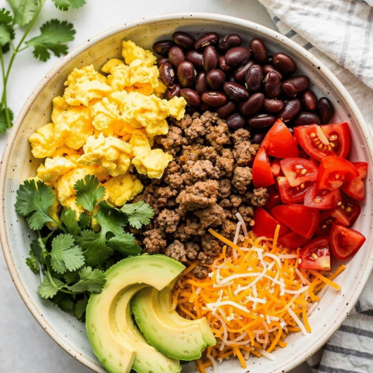 Taco Breakfast Bowl