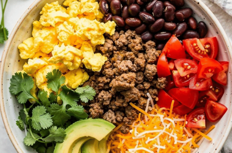 Taco Breakfast Bowl
