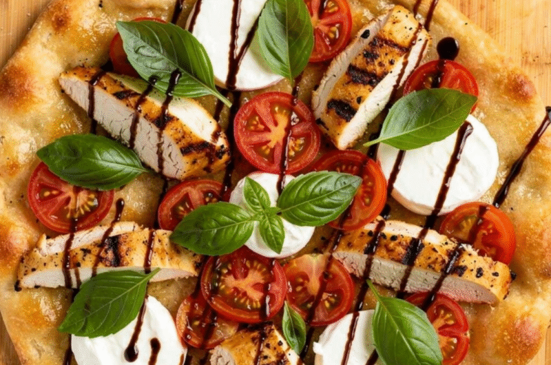 Chicken Caprese Flatbread