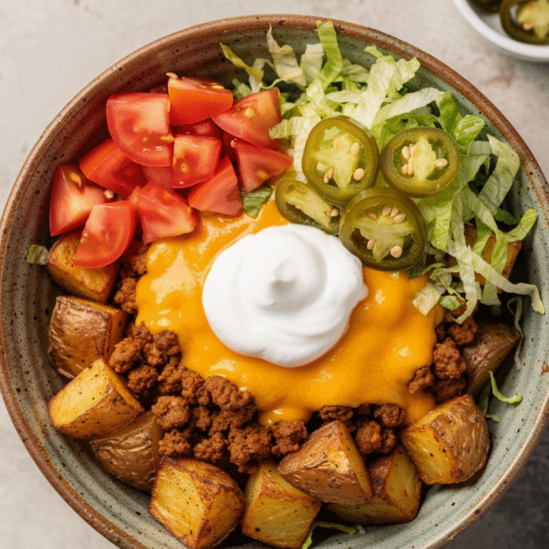taco potato bowl