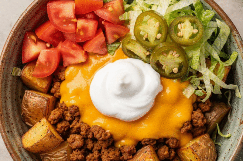 taco potato bowl