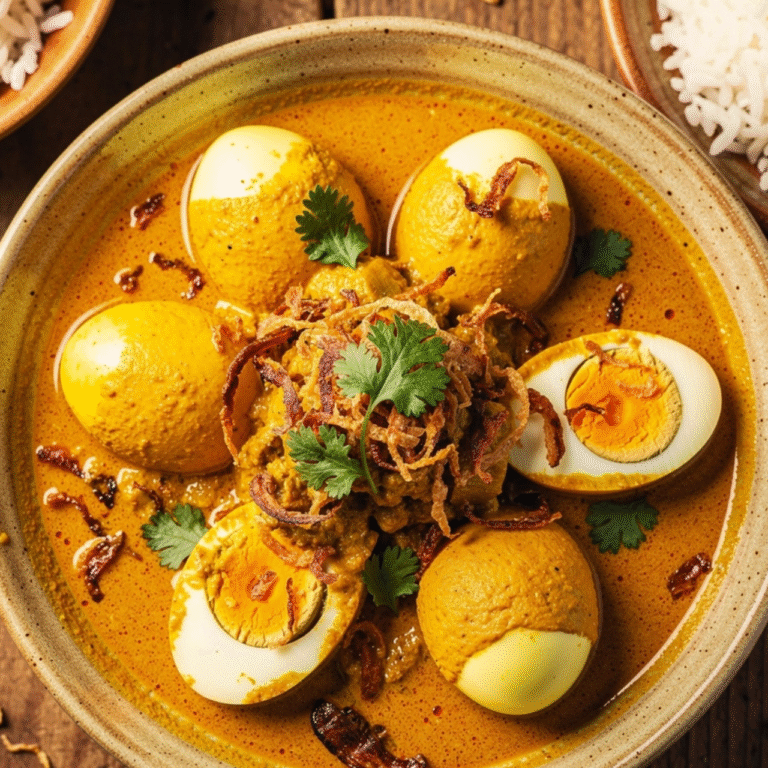 Burmese Egg Curry Recipe