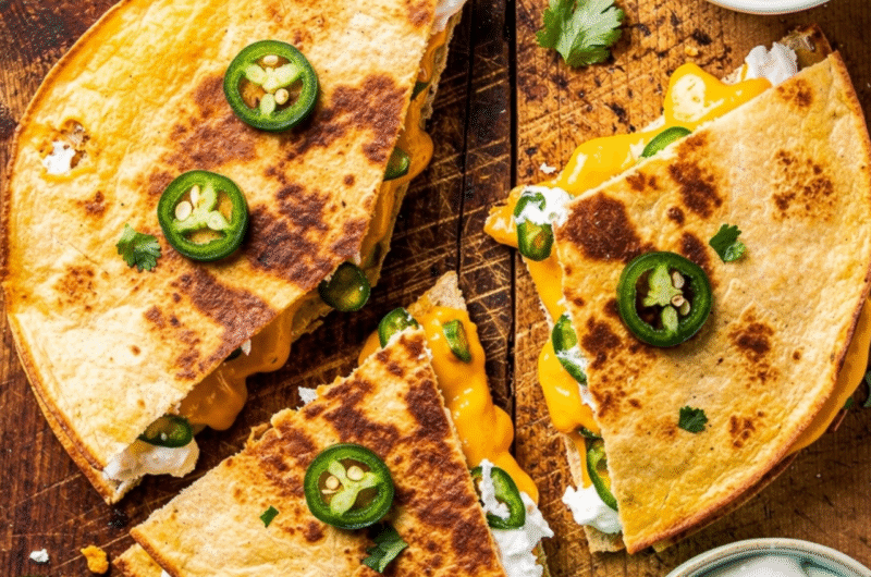 Jalapeño Popper Quesadillas
