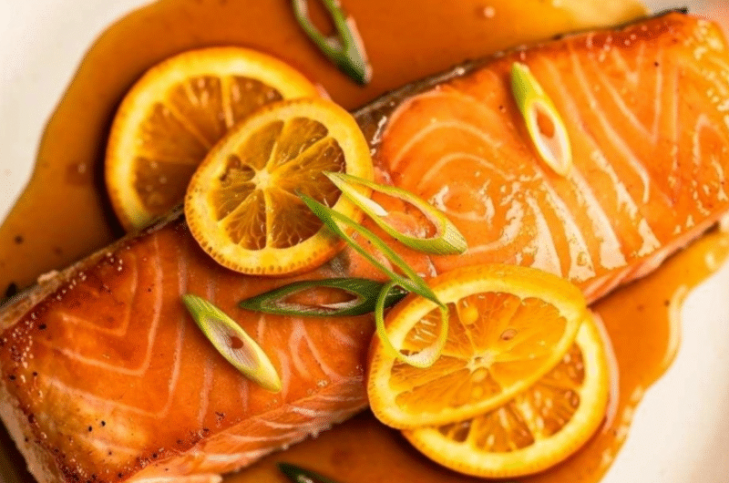 Pan Fried Orange Salmon Recipe