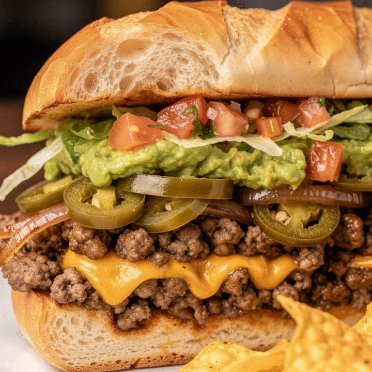 Mexican Chopped Cheese Sandwich – Easy Flavor-Packed Lunch Recipe