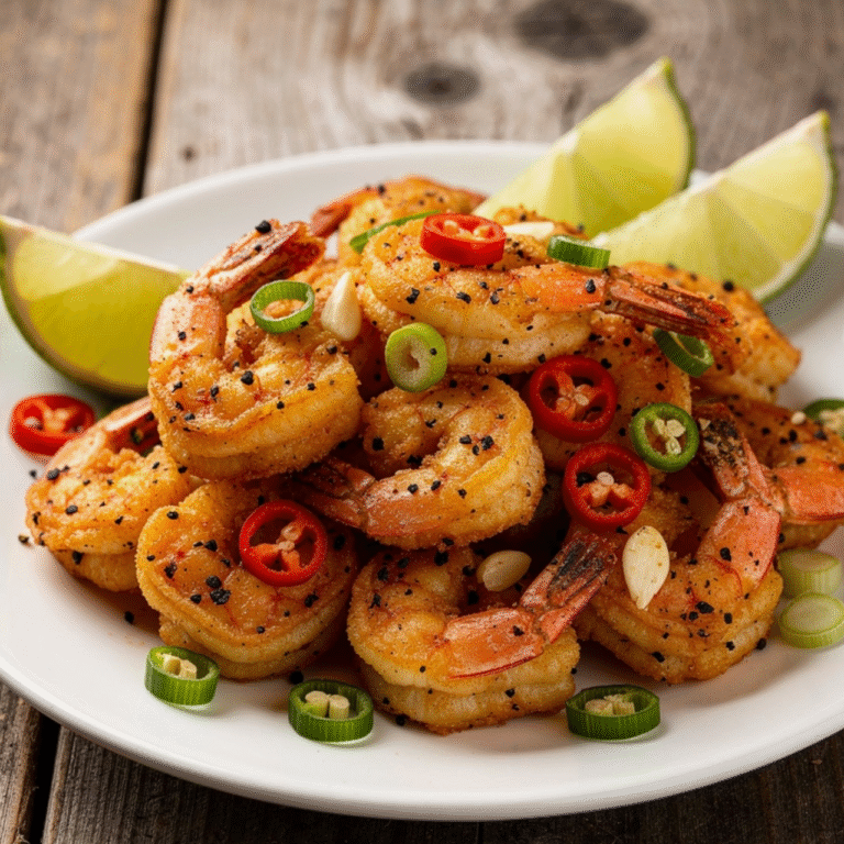 Salt and Pepper Crispy Shrimp