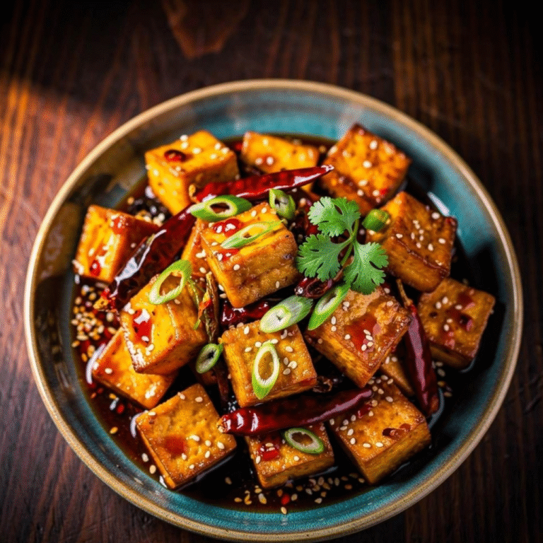 Crispy Szechuan Tofu
