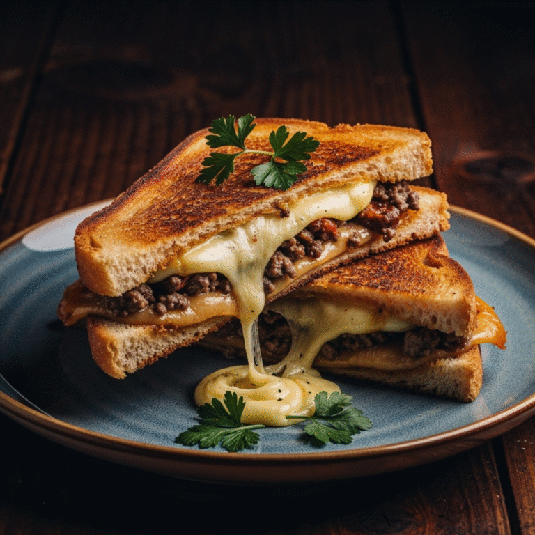 Cheesy Ground Beef Melt