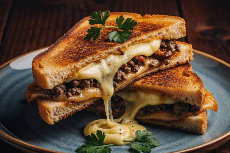 Cheesy Ground Beef Melt