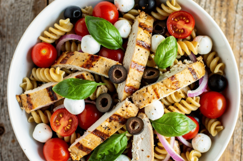 Italian Chicken Pasta Salad