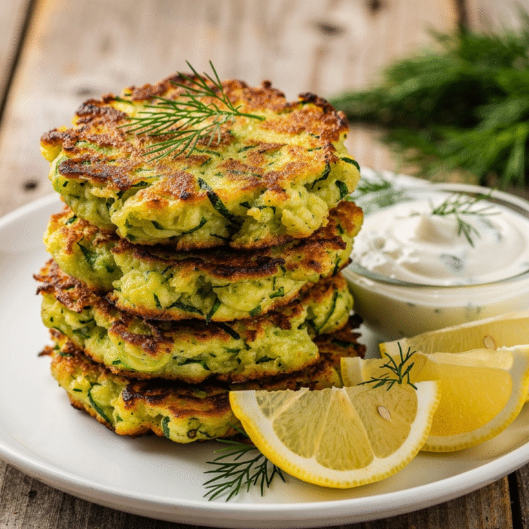 Crispy Zucchini Fritters