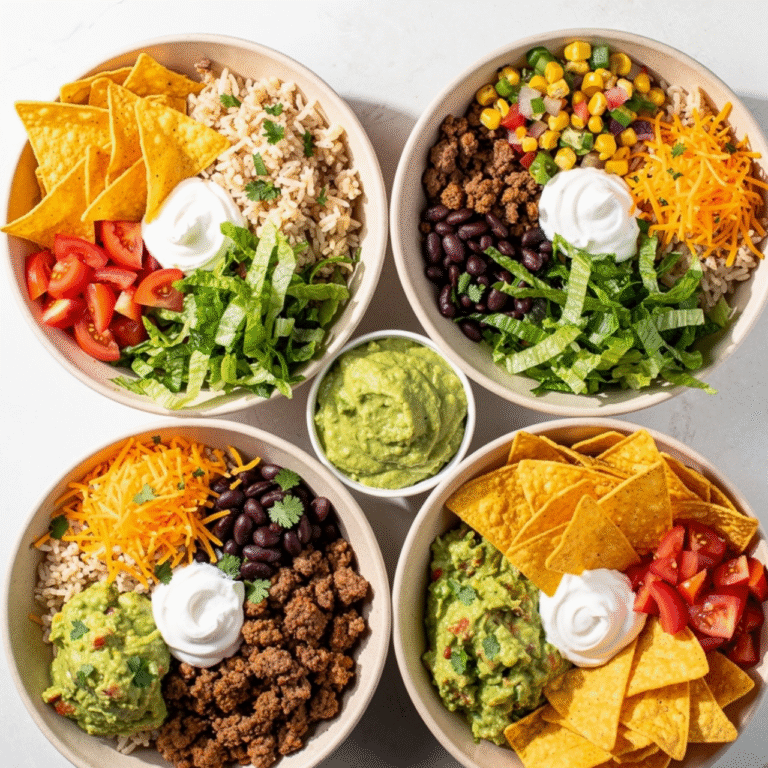 taco bowls ground beef