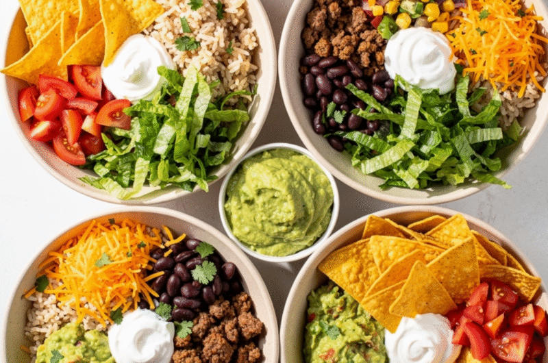 taco bowls ground beef