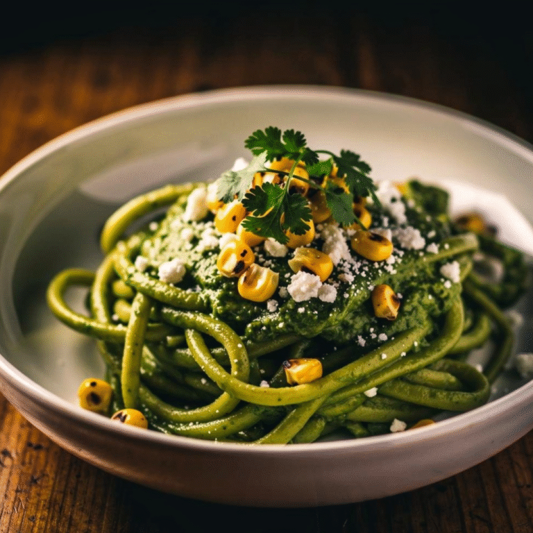 Creamy Roasted Poblano Pasta