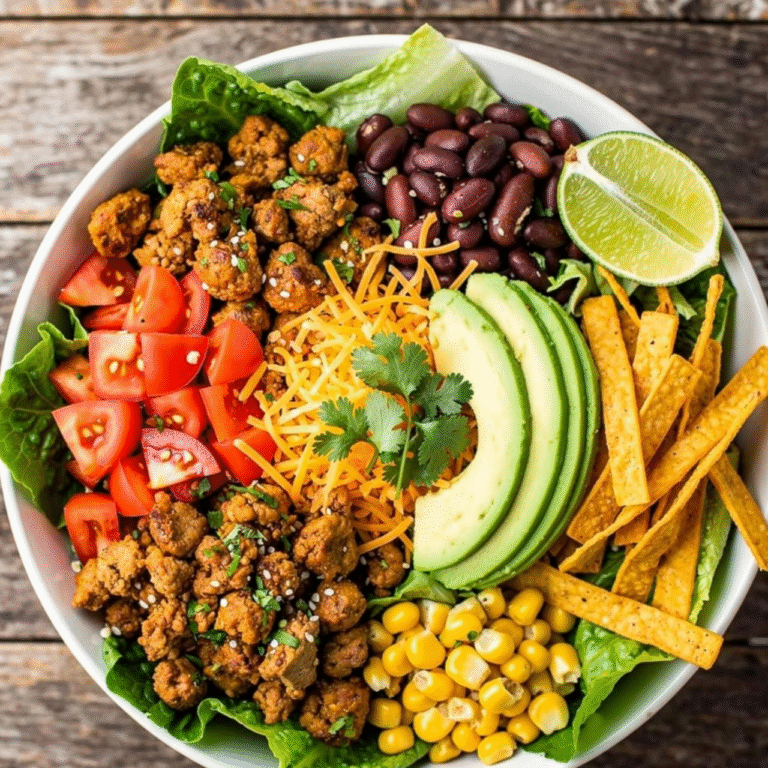 ground turkey Taco Salad