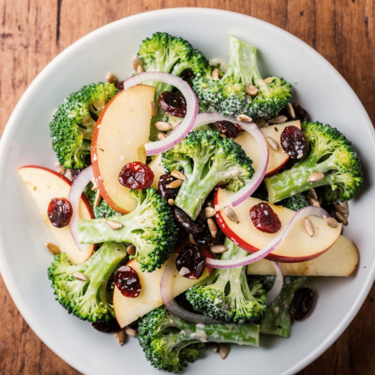 Creamy Broccoli Apple Salad