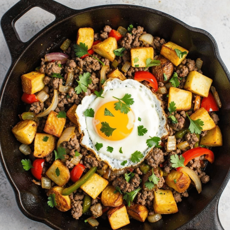 Ground Beef and Potato Hash Recipe