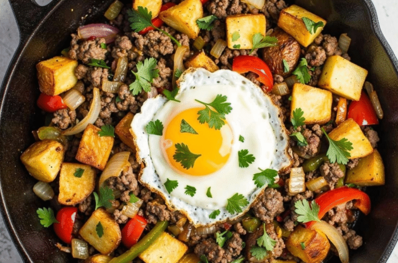 Ground Beef and Potato Hash Recipe
