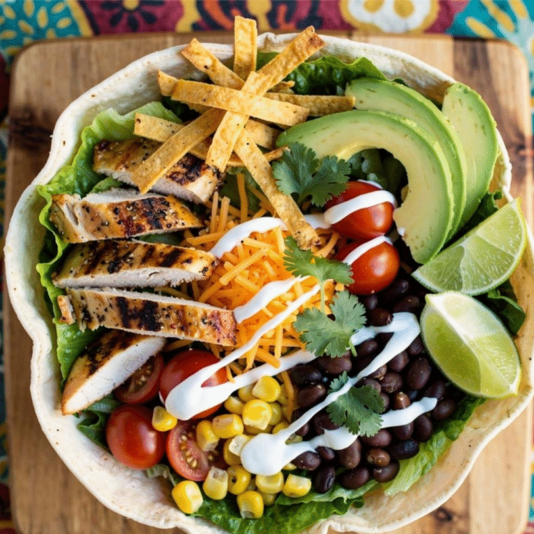 Chicken Taco Salad