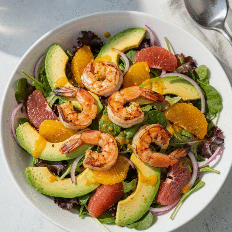 Citrus Shrimp Salad with Avocado