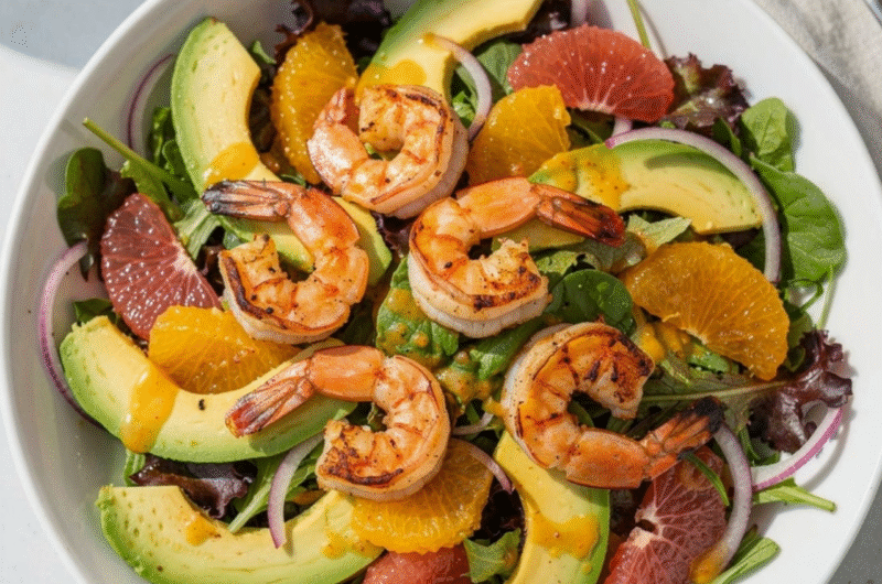 Citrus Shrimp Salad with Avocado