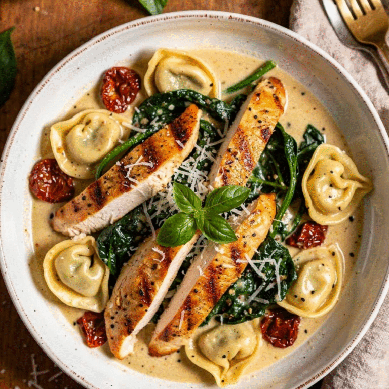 Tuscan Chicken Tortellini Recipe