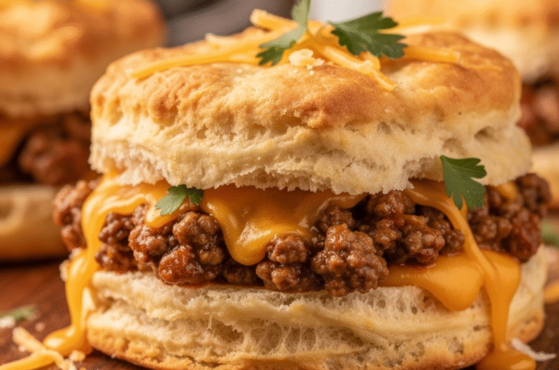 Cozy Sloppy Joe Biscuits