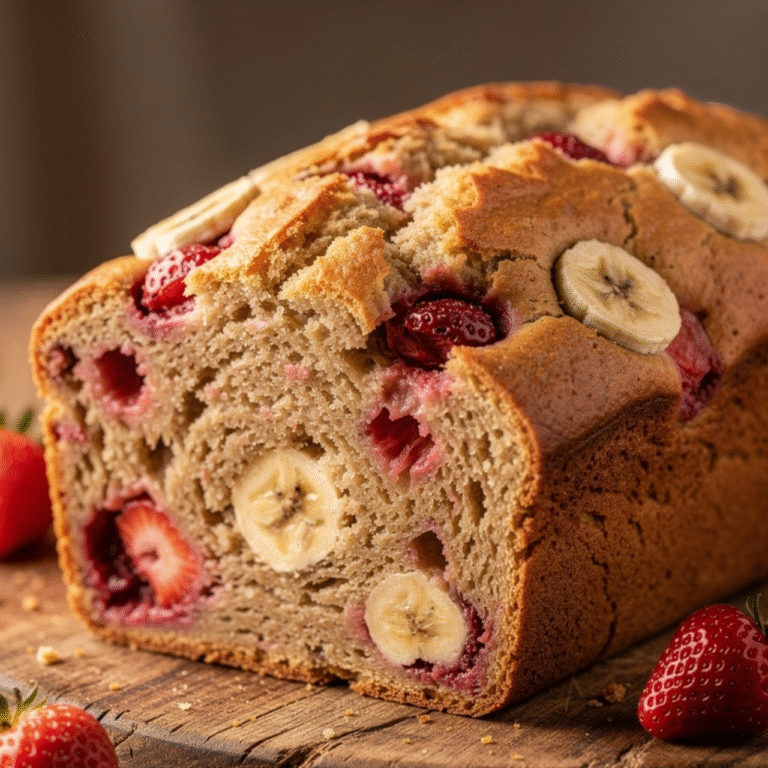 Strawberry Banana Bread