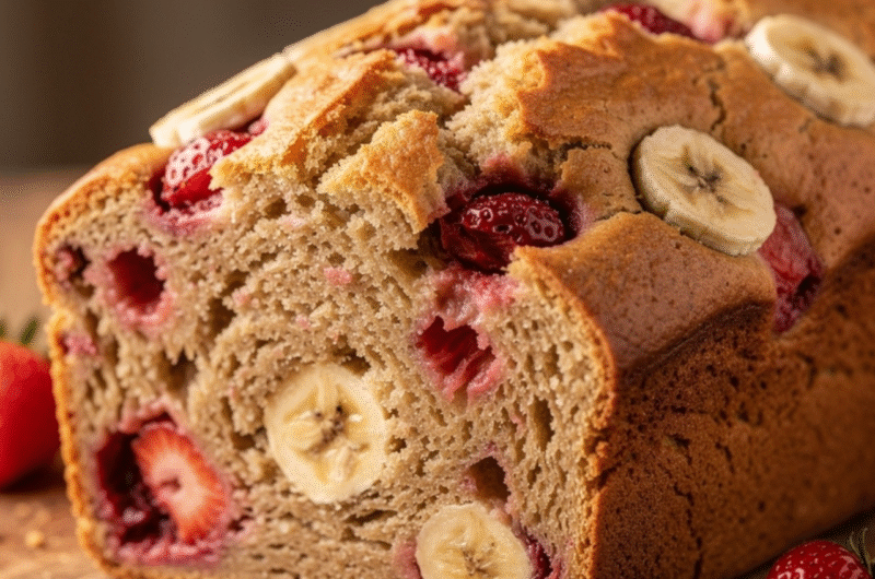 Strawberry Banana Bread